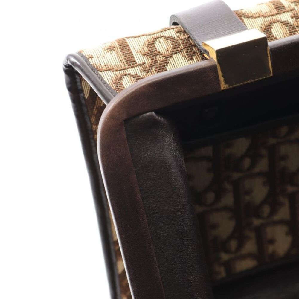 Dior Trotter Canvas Leather Handbag - Picture 5 of 9
